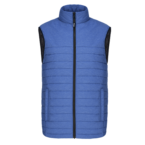 L00935 - Inuvik - Men’s Puffy Vest - Blue Heather / S - Puffer