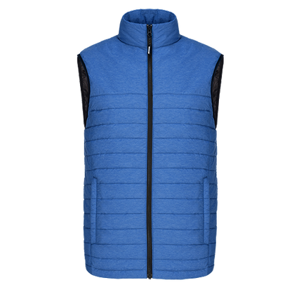 L00935 - Inuvik - Men’s Puffy Vest - Blue Heather / S - Puffer