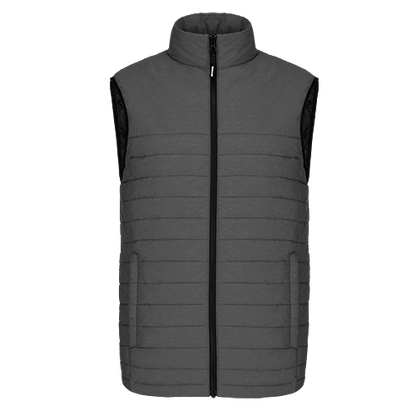 L00935 - Inuvik - Men’s Puffy Vest - Grey Heather / S - Puffer