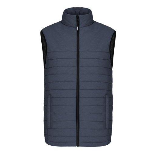 L00935 - Inuvik - Men’s Puffy Vest - Navy Heather / S - Puffer