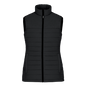 L00936 - Inuvik - Ladies Puffy Vest - Black Charcoal Heather / XS - Puffer