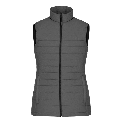 L00936 - Inuvik - Ladies Puffy Vest - Grey Heather / XS - Puffer