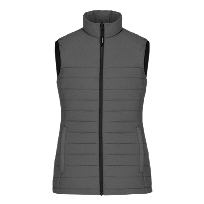L00936 - Inuvik - Ladies Puffy Vest - Grey Heather / XS - Puffer