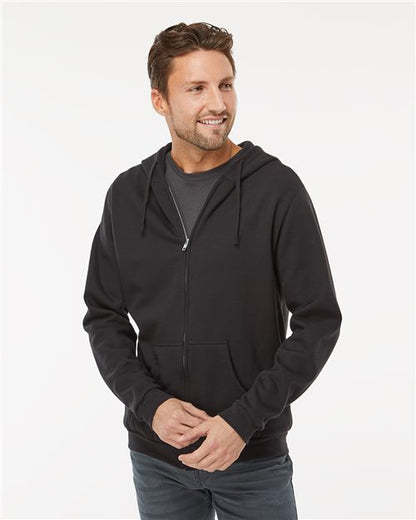 Unisex Zipper Fleece Hoodie -  - 9395