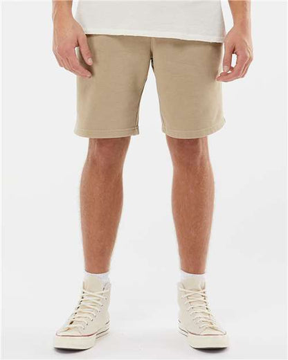 Unisex Pigment-Dyed Fleece Shorts -  - 9837