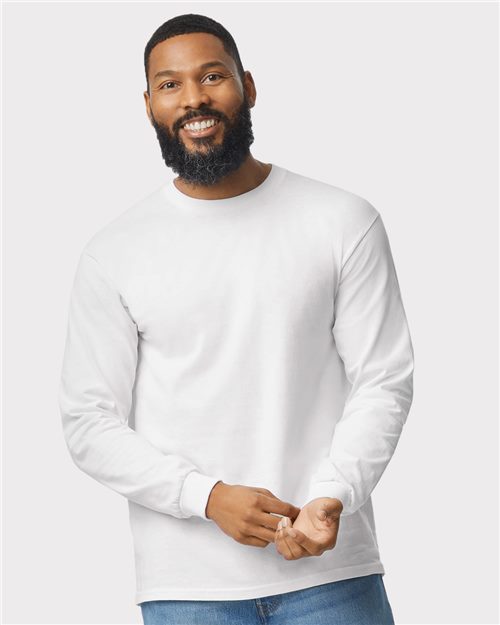 Heavy Cotton™ Long Sleeve T-Shirt - Ash