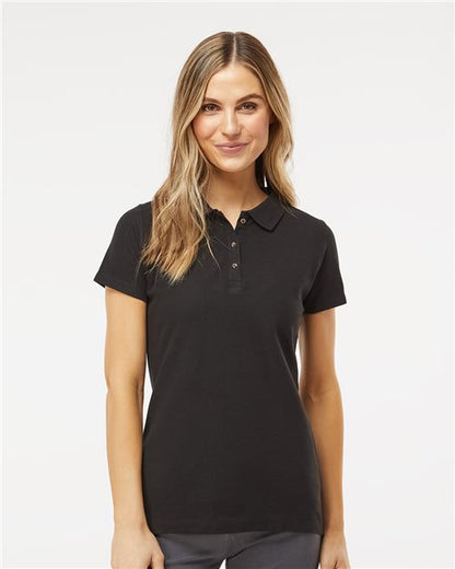 Women's Ringspun Pique Polo -  - 9547