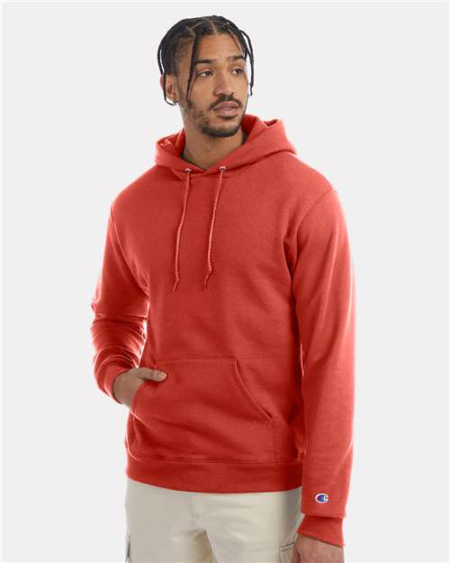 Unisex Powerblend® Hooded Sweatshirt - Red River Clay -  - 1757