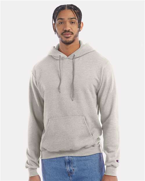 Unisex Powerblend® Hooded Sweatshirt - Oatmeal Heather -  - 1757