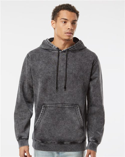 Unisex Midweight Mineral Wash Hooded Sweatshirt -  - 9808