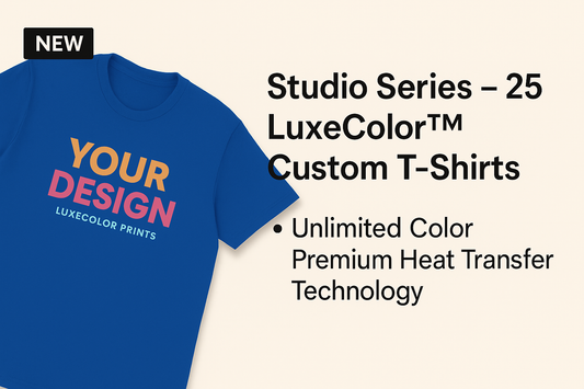 Studio Series – 50 LuxeColor™ Custom T-Shirts