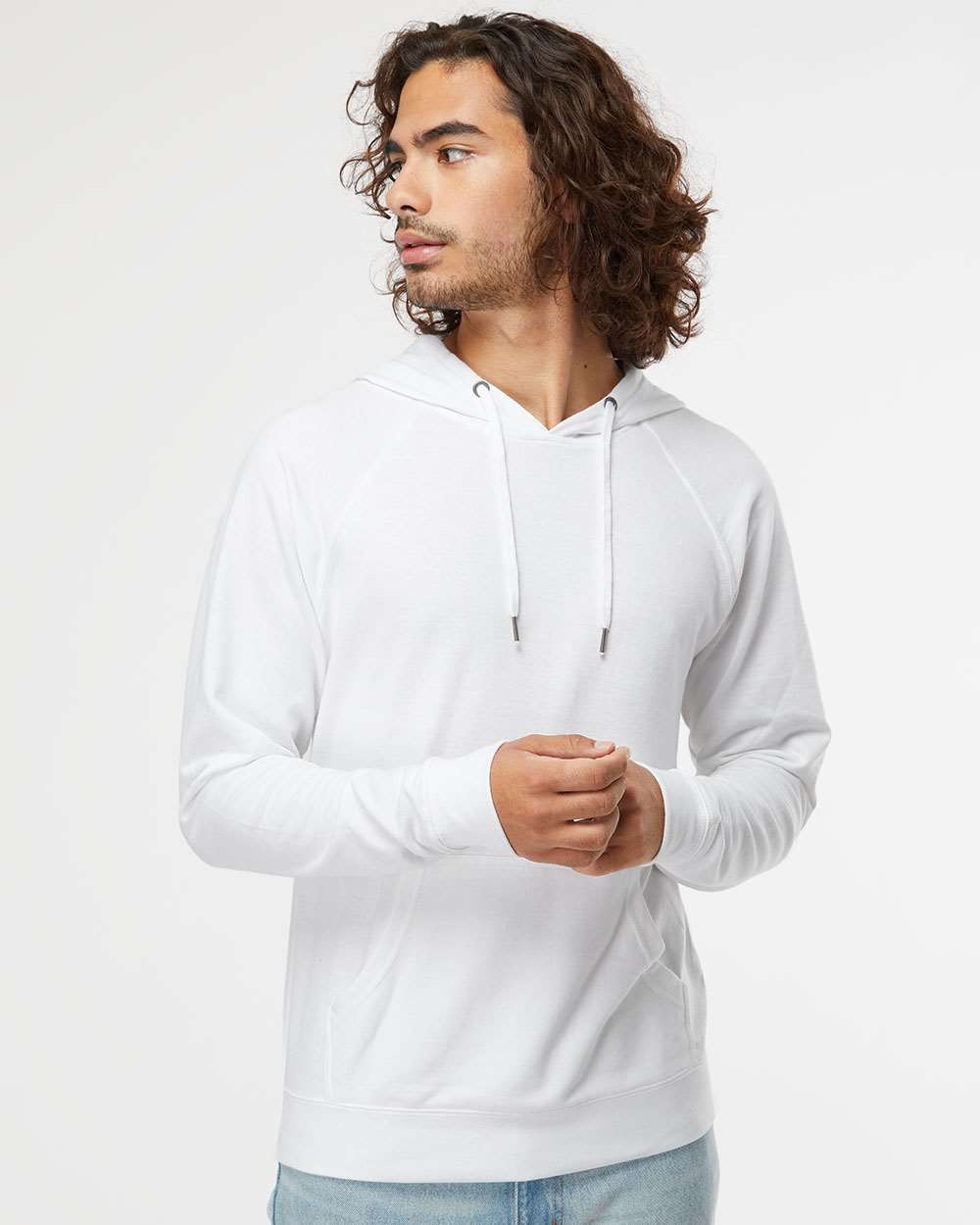 Independent Trading Co. Icon Lightweight Loopback Terry Hooded Sweatshirt SS1000