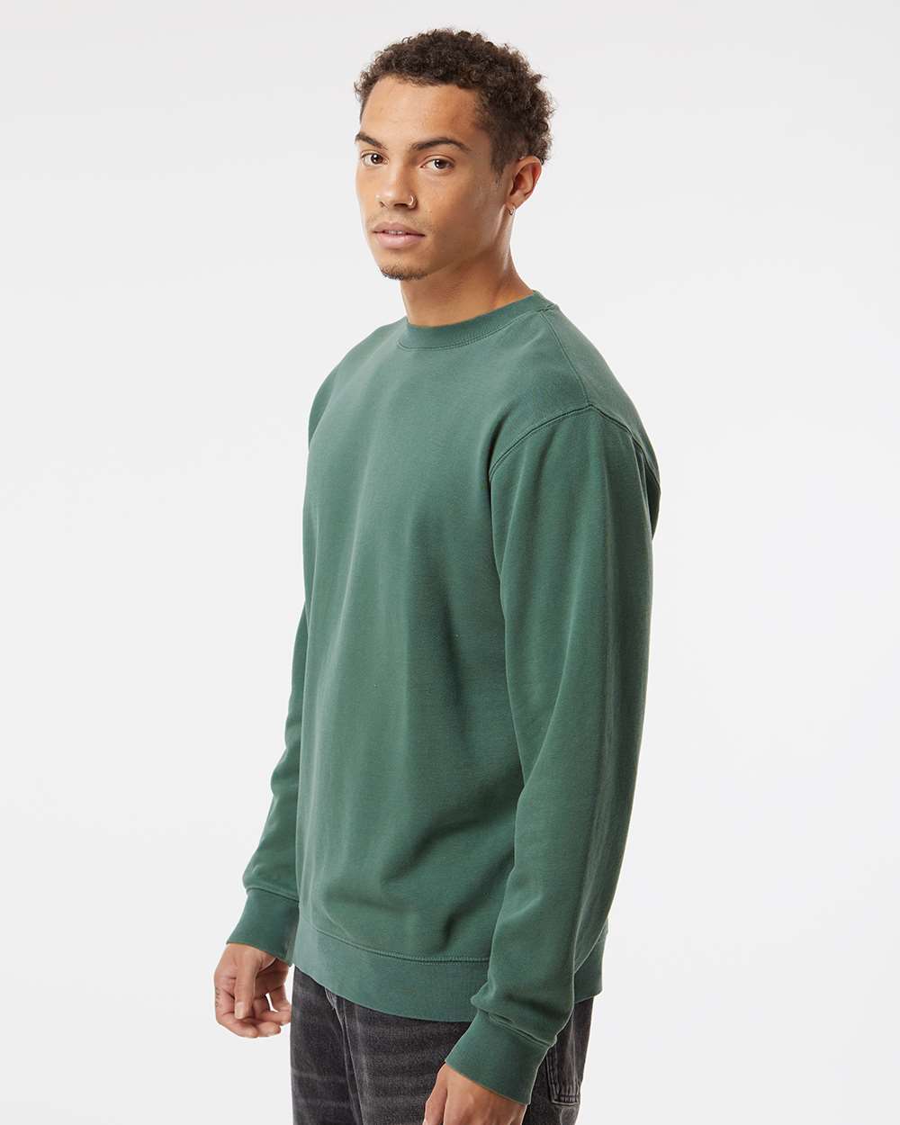 Independent Trading Co. Midweight Pigment-Dyed Crewneck Sweatshirt PRM3500