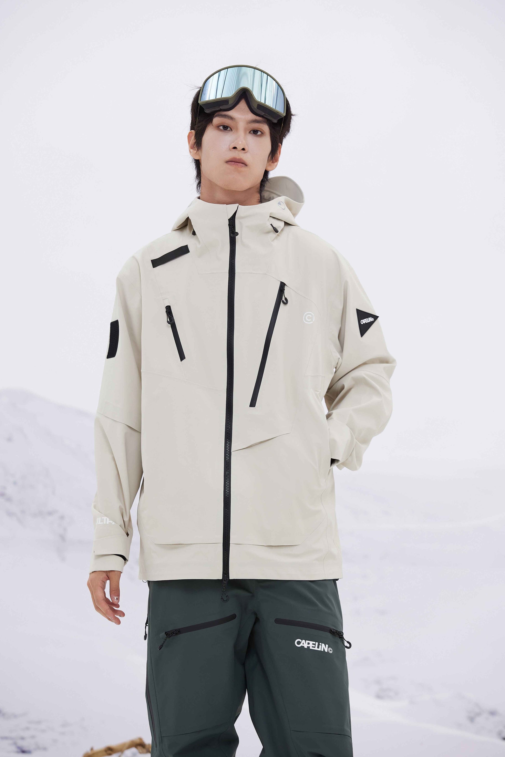 Alpha Unisex 3L Shell Snowboard Jacket