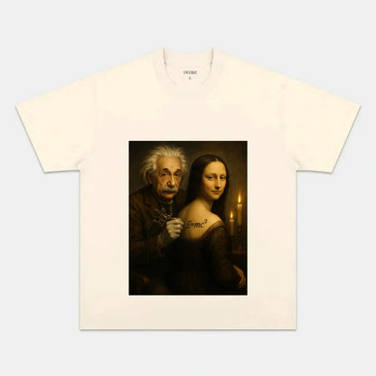 ALBERT EINSTEIN & MONA LISA T-THIRT
