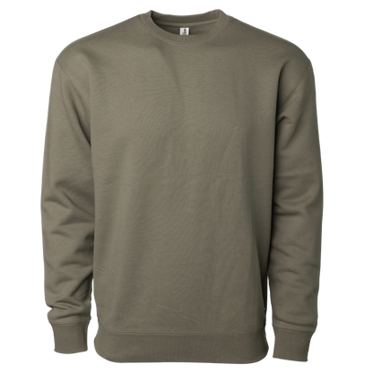 IND3000 - Men’s Heavyweight Crew Neck - Army / XS - CREWNECKS