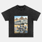 ALIENS TAKE PHOTO WITH PYRAMIDS T-THIRT