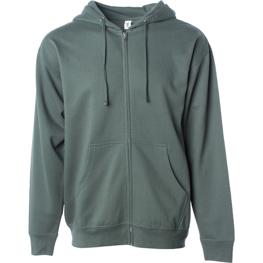 SS4500Z - Midweight Zip Hooded Sweatshirt - Alpine Green / XS - ZIPS