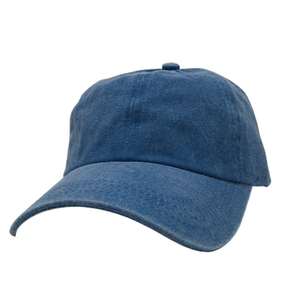 AS-1100 - Cotton Twill Premium Pigment Dyed Cap - Aqua / One Size - CAPS