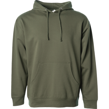 SS4500 - Midweight Hooded Pullover Sweatshirt - Army / XS - HOODIES