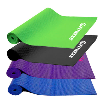 B6710 - Durable Non-Slip Textured Yoga and Aerobic Exercise Mat 3mm Thick - Health & Wellness