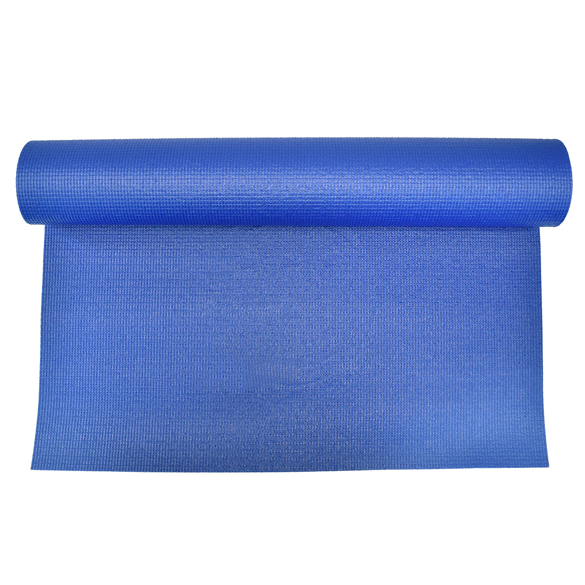 B6710 - Durable Non-Slip Textured Yoga and Aerobic Exercise Mat 3mm Thick - Blue - Health & Wellness