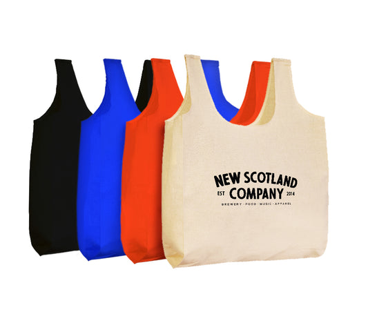 B8300-Eco-Friendly Durable Cotton T-Shirt Bag with Spacious Gussets and Comfortable Handles - Black - Tote