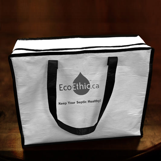 B8730- Durable Laminated Recycled RPET Zipper Tote Bag with Full Top Closure