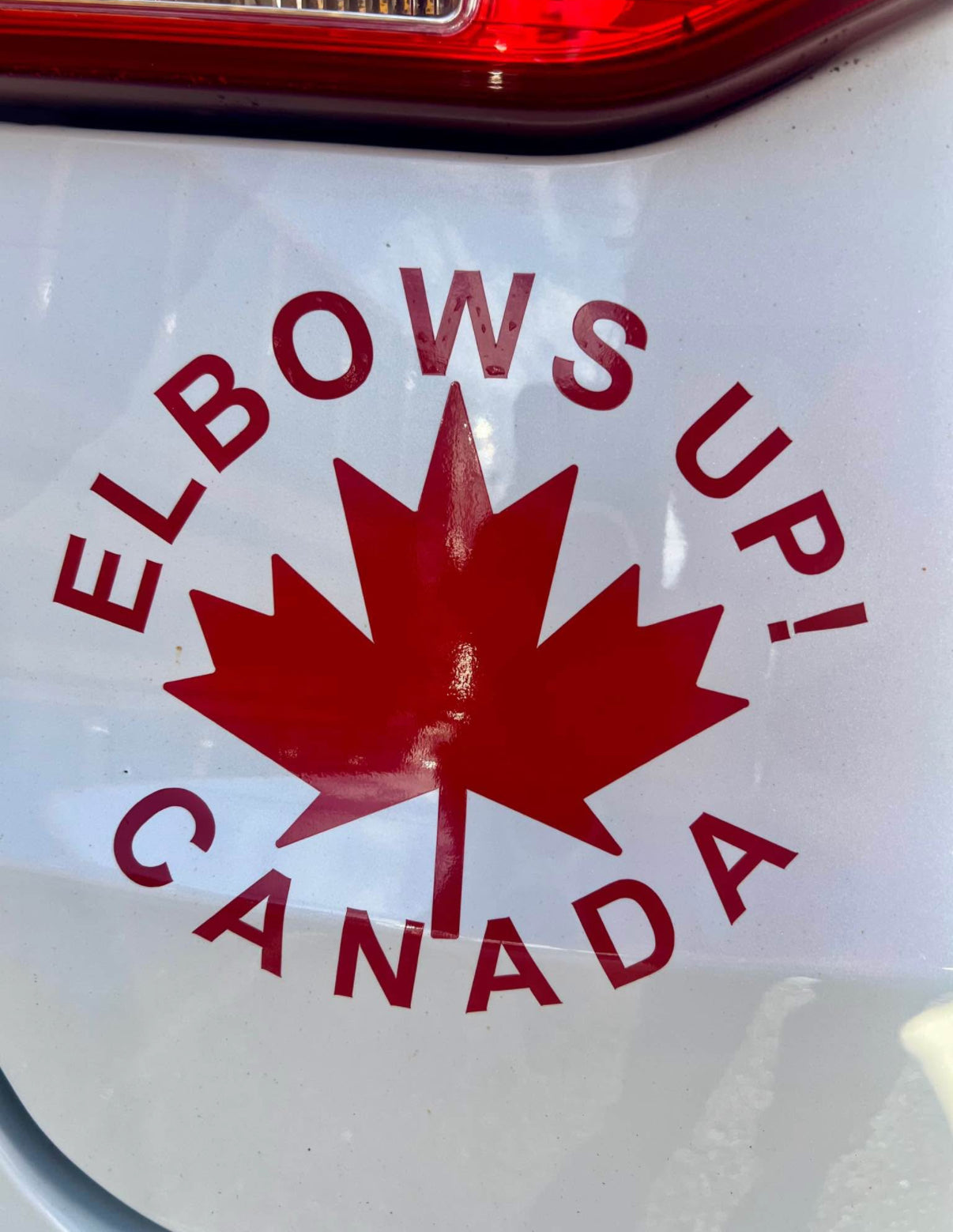 Elbows Up! Vehicle Decal