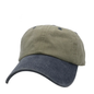 AS-1100 - Cotton Twill Premium Pigment Dyed Cap - Beige Navy / One Size - CAPS