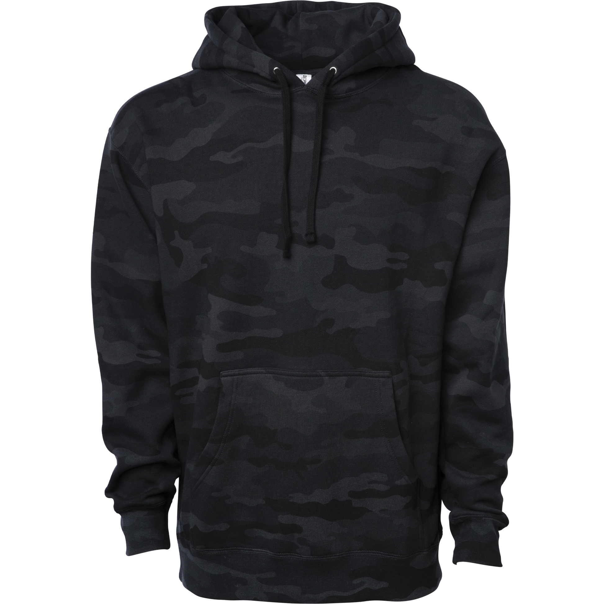 SS4500 - Midweight Hooded Pullover Sweatshirt - Black Camo / XS - HOODIES