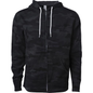 AFX90UNZ - Unisex Zip Hooded Sweatshirts - Black Camo / XS - ZIPS
