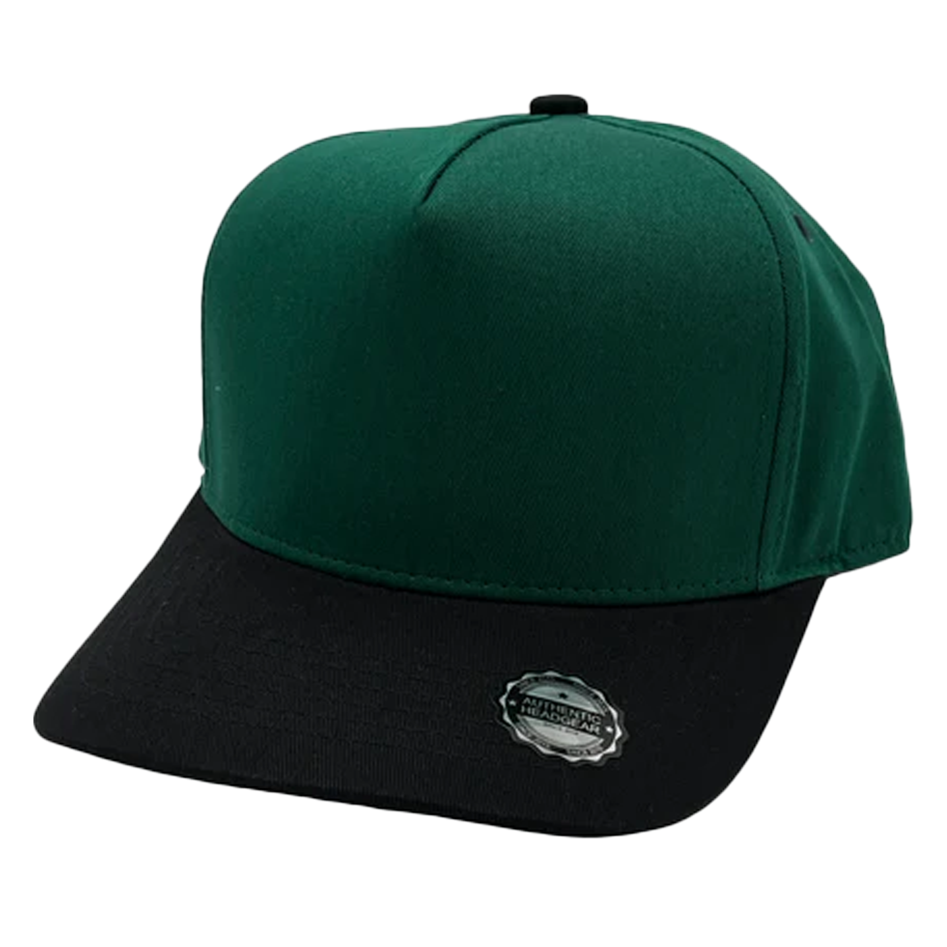 GNV-007 - Premium Pro Style Cap - Black Dark Green / One Size - CAPS