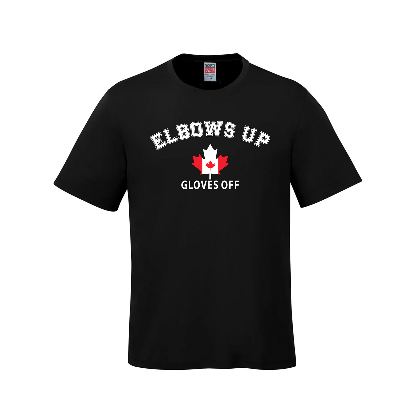 Elbows Up | 100% Cotton T-Shirt – 160 GSM Premium Canadian Streetwear