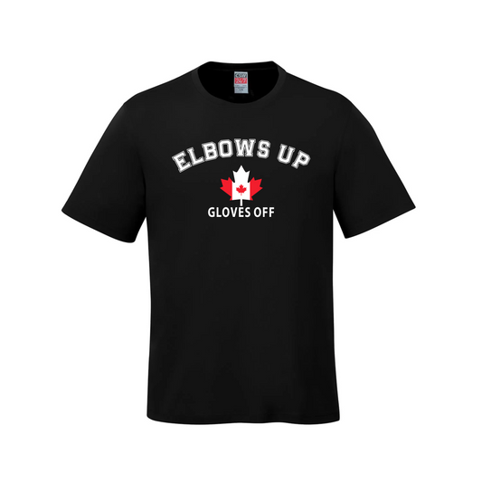 Elbows Up | 100% Cotton T-Shirt – 160 GSM Premium Canadian Streetwear