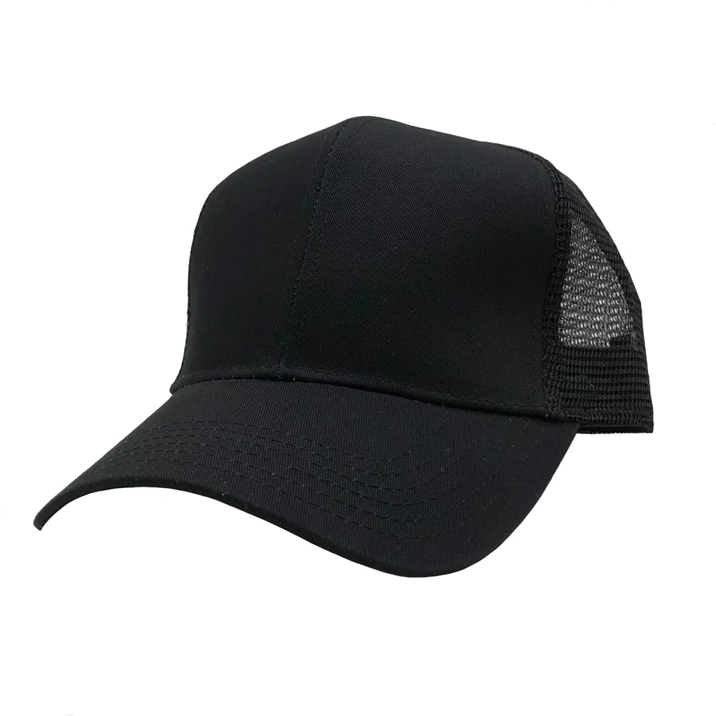 GN-1050M - Pro Style Trucker Cap - Black / One Size - CAPS