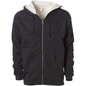 EXP40SHZ - Sherpa Lined Zip Hooded Sweatshirt - Black / S - ZIPS