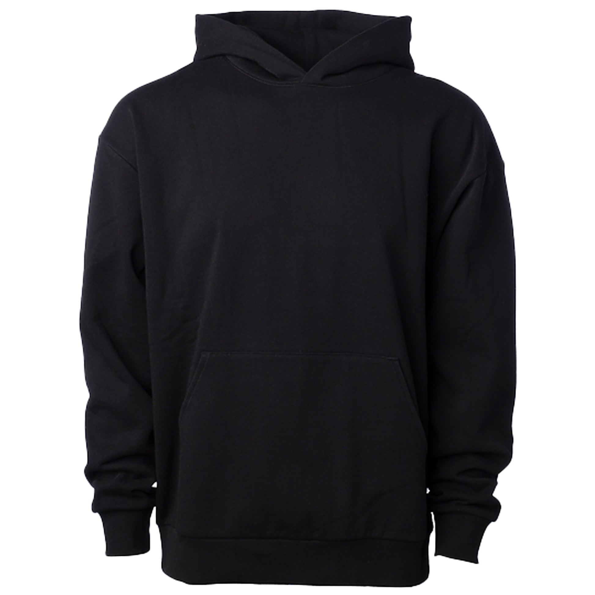 IND330BLV - Boulevard 330gm Heavyweight Pullover Hood - Black / XS - HOODIES