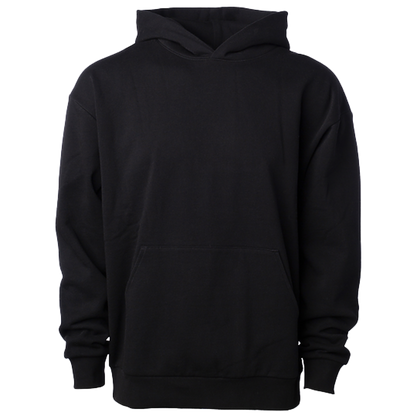 IND330BLV - Boulevard 330gm Heavyweight Pullover Hood - Black / XS - HOODIES
