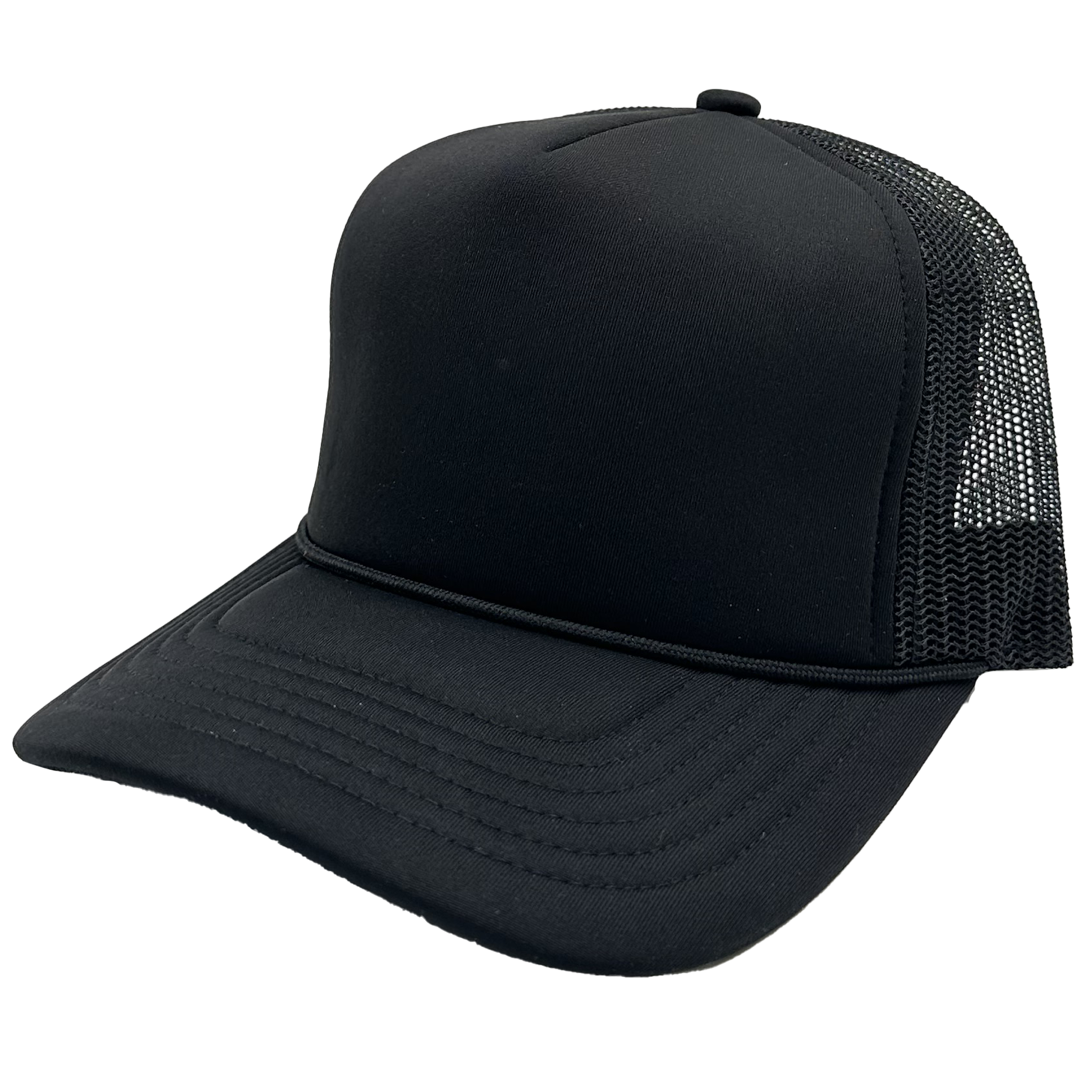 GNV-1222FT - Foam Trucker Cap - Black / One Size - CAPS