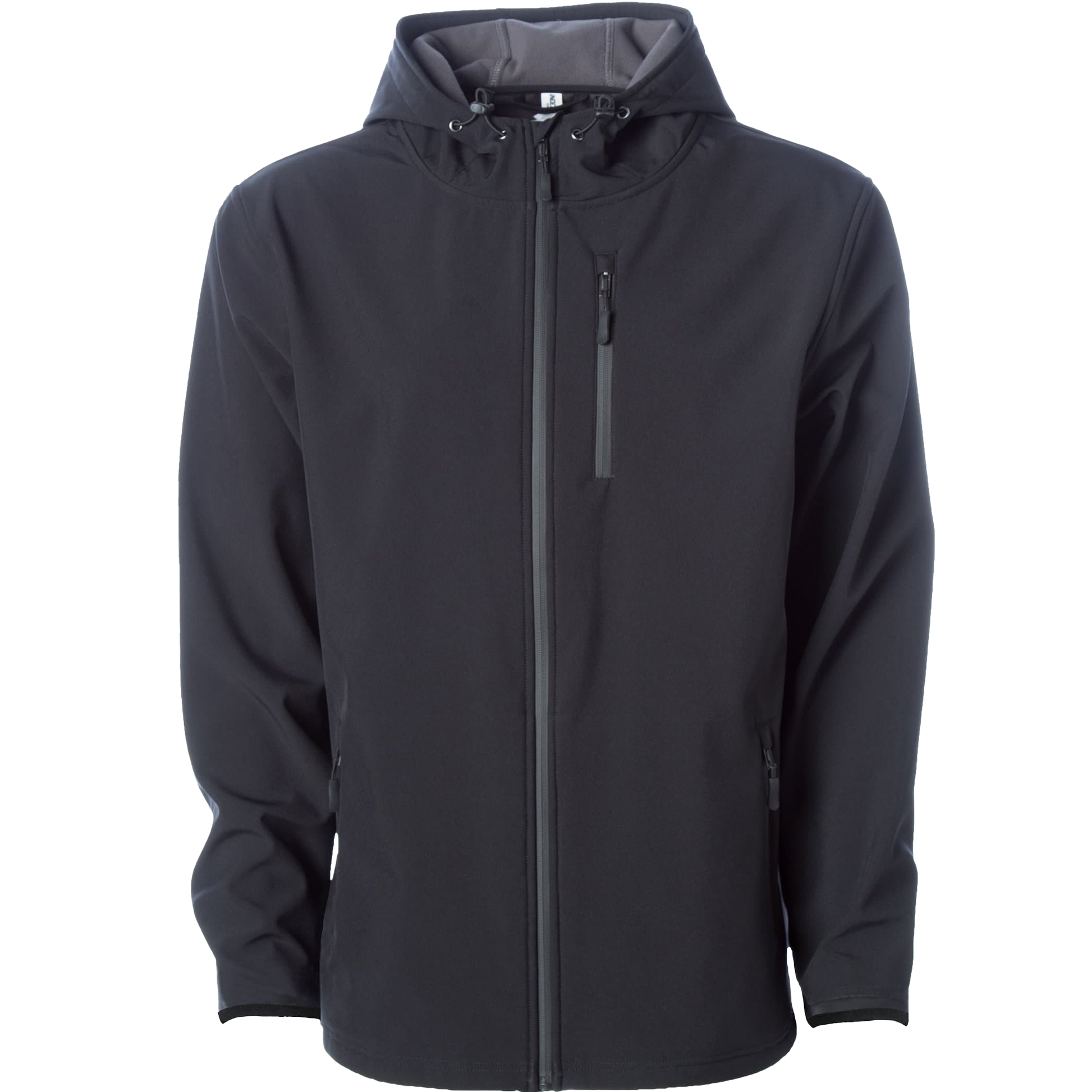 EXP35SSZ - Poly Tech Water Resistant Soft Shell Jacket - Black / XS - COATS & JACKETS