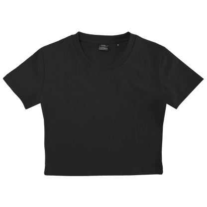 7013 - Woman Dri Ease Crop Top - Black / XS - TEES