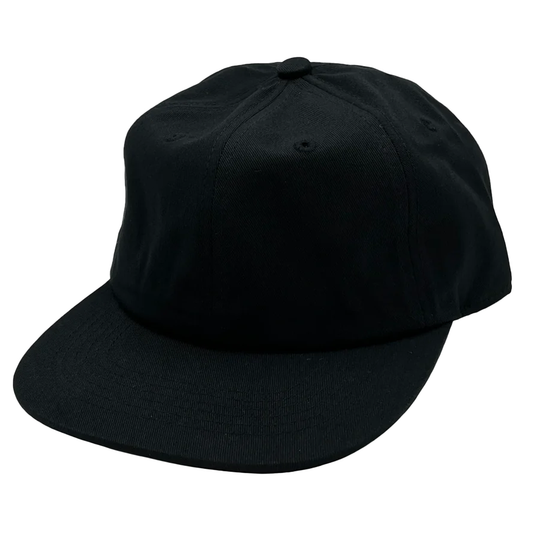 GNV-1004SB - 6 Panels Low Profile Flat Bill - Black / One Size - CAPS