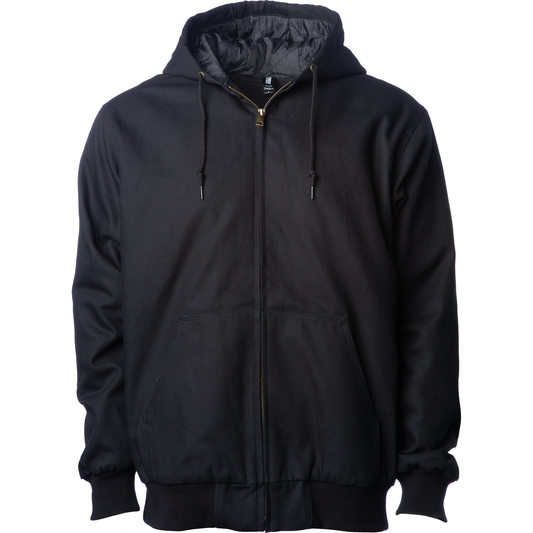 EXP550Z - Men’s Insulated Canvas Workwear Jacket - Black / XS - COATS & JACKETS