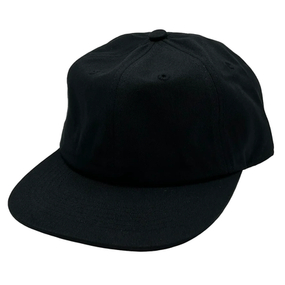 GNV-1004SBP - 6P Washed Cotton - Black / One Size - CAPS