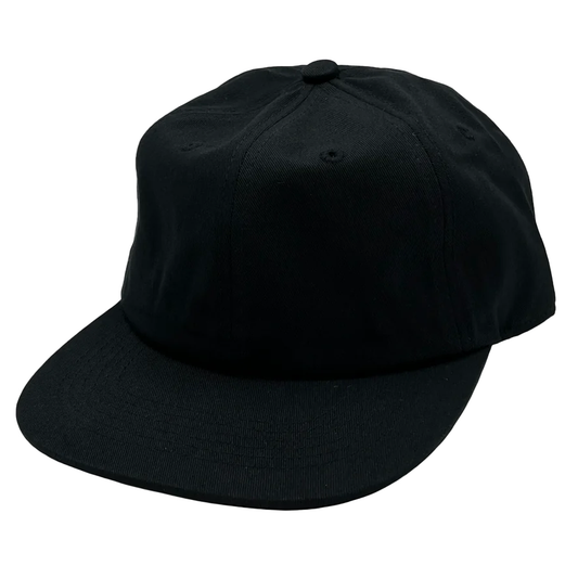 GNV-1004SBP - 6P Washed Cotton - Black / One Size - CAPS