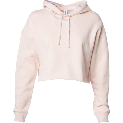 AFX64CRP - Women’s Lightweight Crop Hooded Pullover - Blush / XS - HOODIES