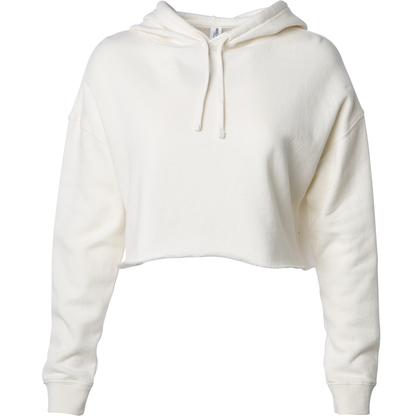 AFX64CRP - Women’s Lightweight Crop Hooded Pullover - Bone / XS - HOODIES