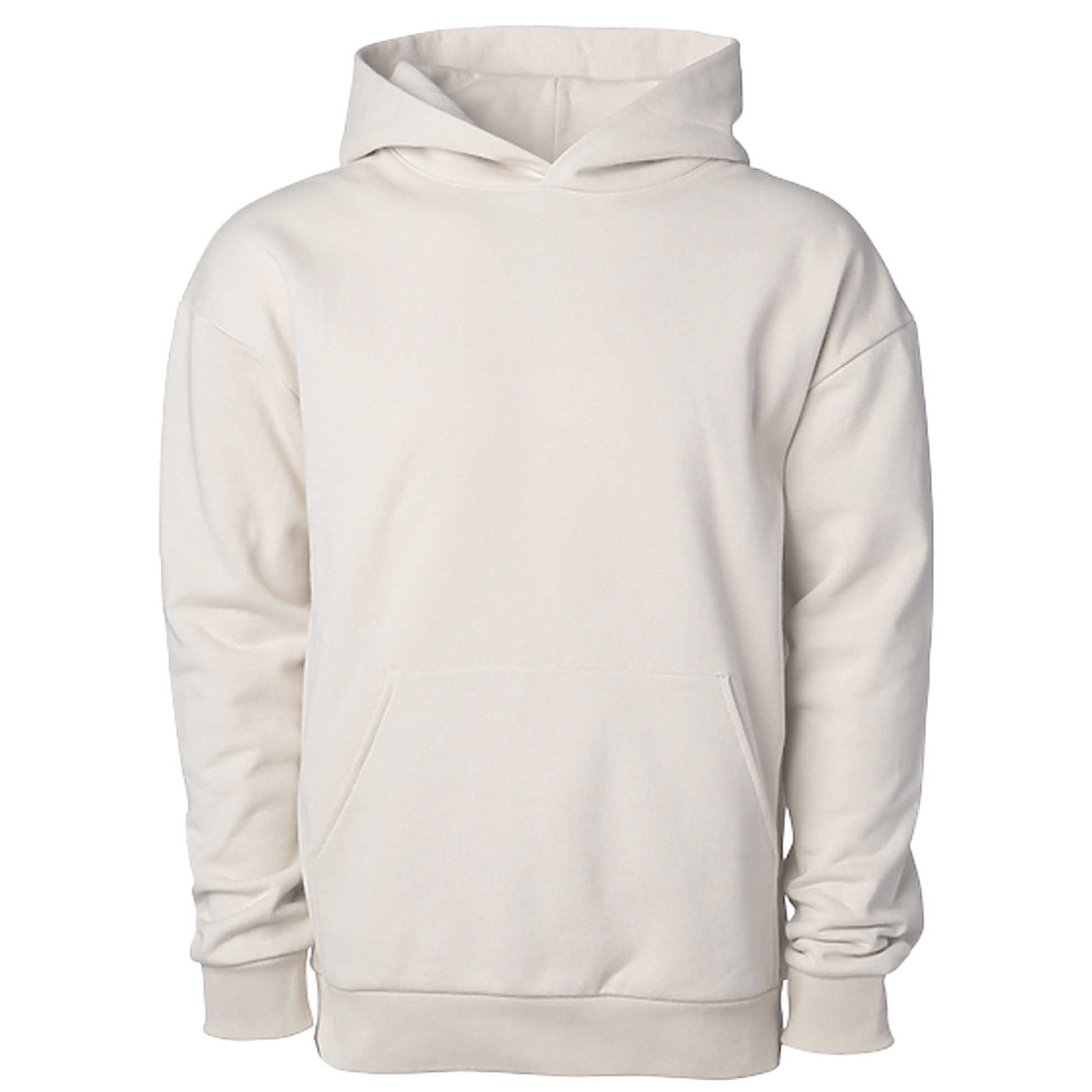 IND330BLV - Boulevard 330gm Heavyweight Pullover Hood - Bone / XS - HOODIES