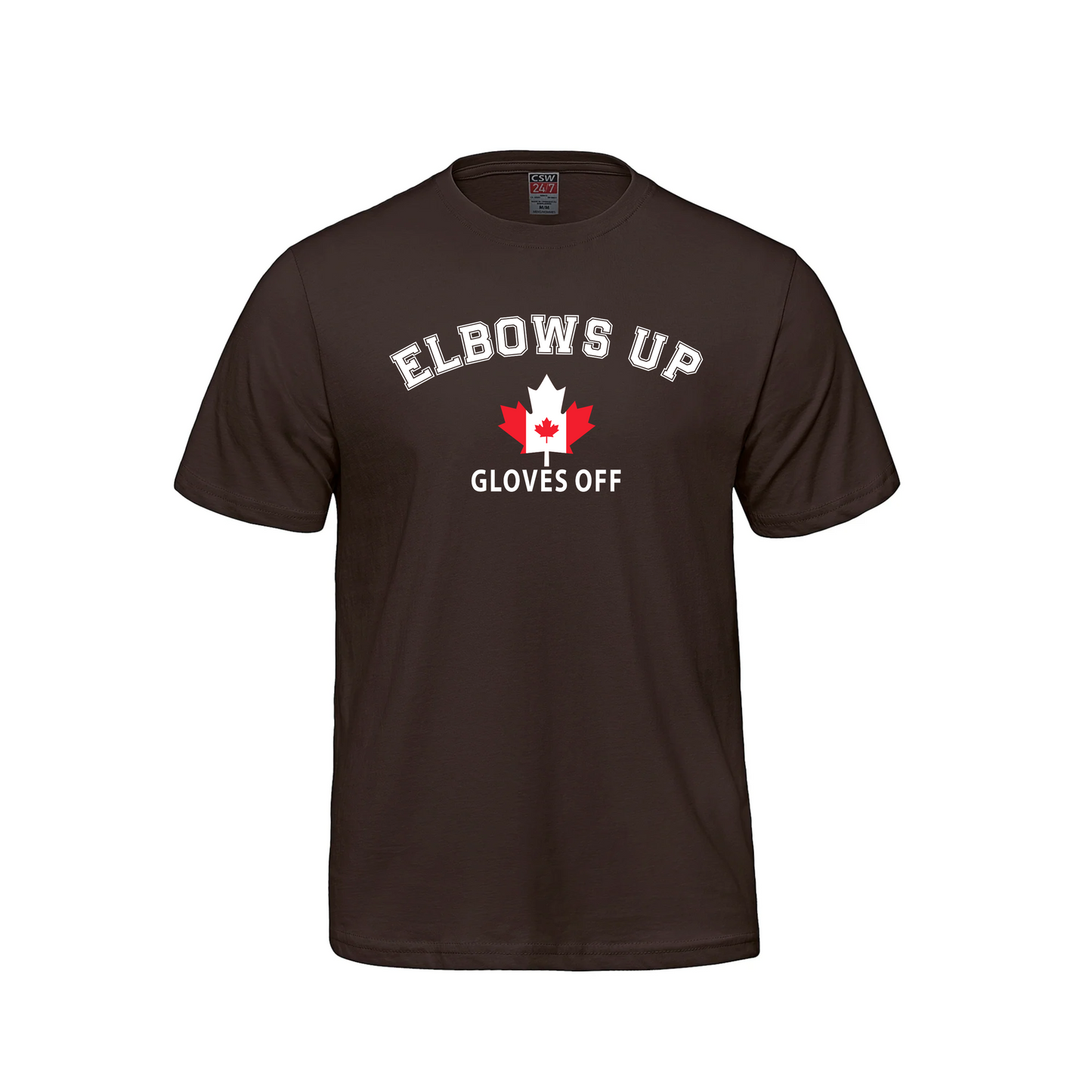 Elbows Up | 100% Cotton T-Shirt – 160 GSM Premium Canadian Streetwear